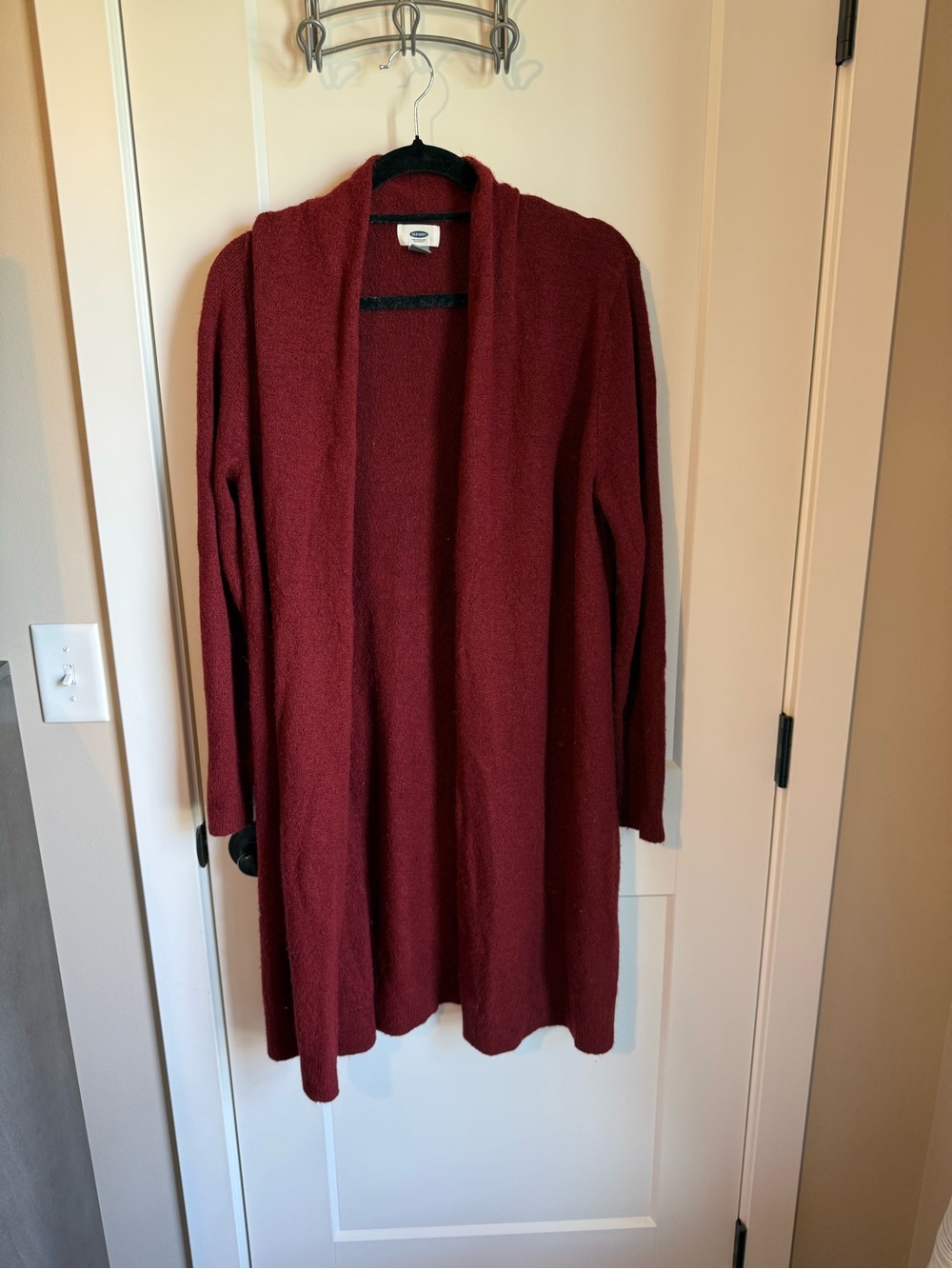 Old Navy Open-Front Longline Cardigan - Wine